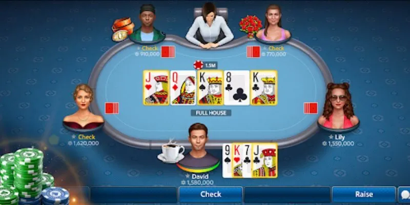 Poker Omaha là game bài chiến thuật đa chiều