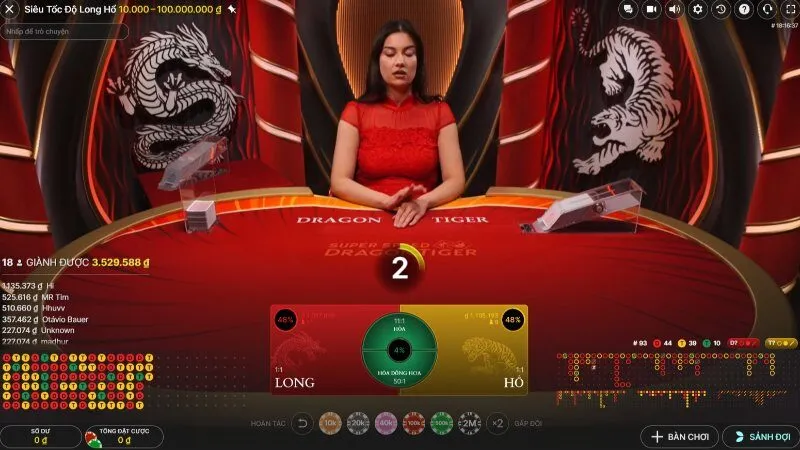 Rồng Hổ Live
