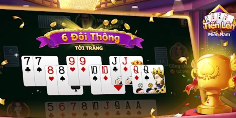 Tiến lên miền Nam là game bài truyền thống kết hợp may rủi và chiến lược