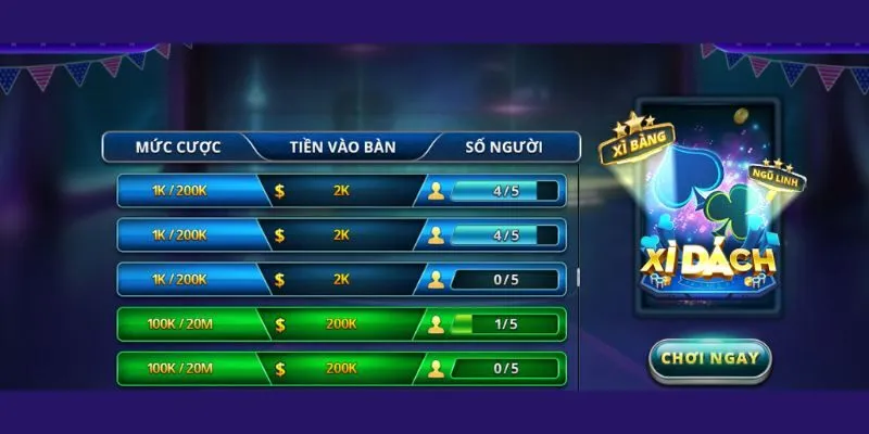 Xì Dách là game dựa trên xác suất và quyết định rút/dừng